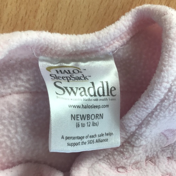 Halo Sleep Sack Swaddle Pink Newborn - Picture 3 of 5